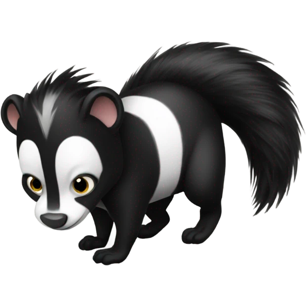 Drunk skunk emoji