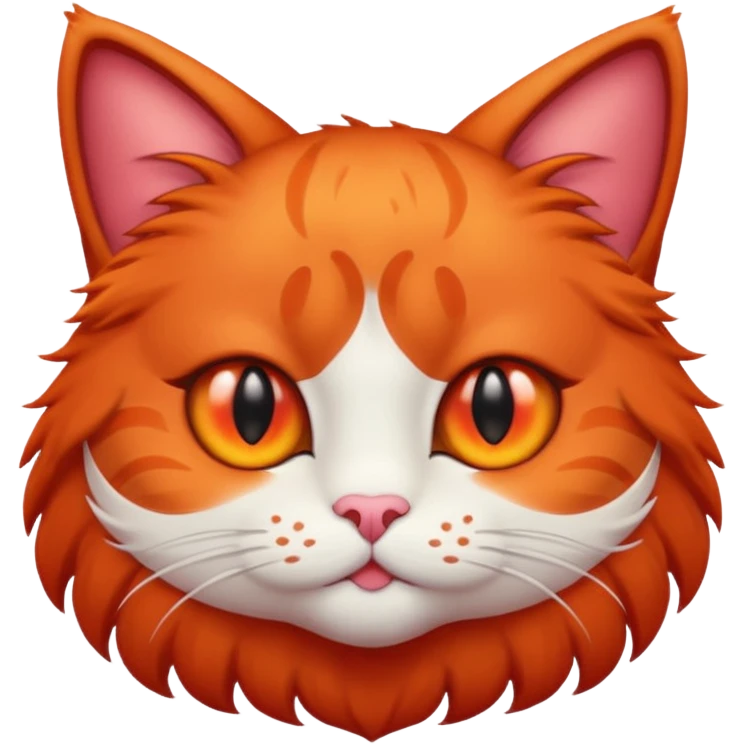 red cat emoji