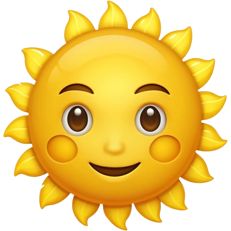 Sun emoji