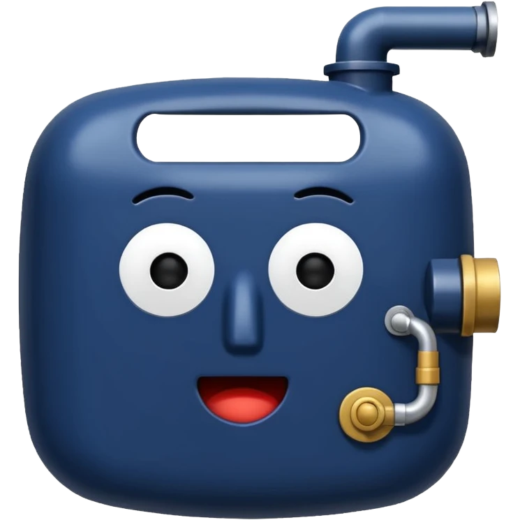 navy blue boiler emoji modern no face emoji