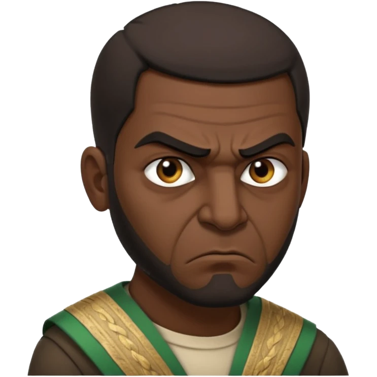 angry Iraqi, in profile emoji