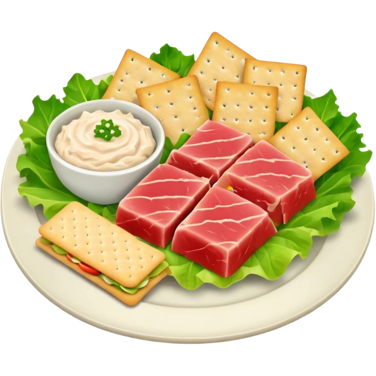 Tuna plate emoji