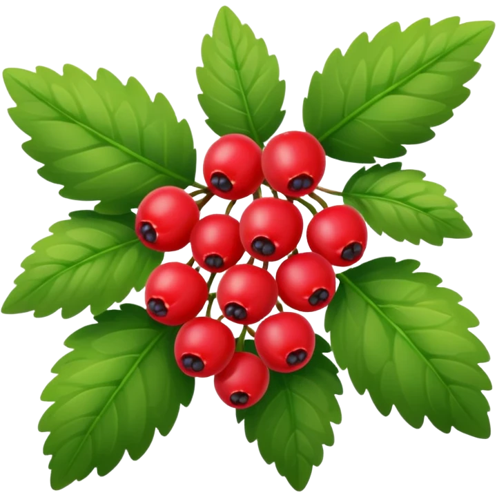 berry bush emoji