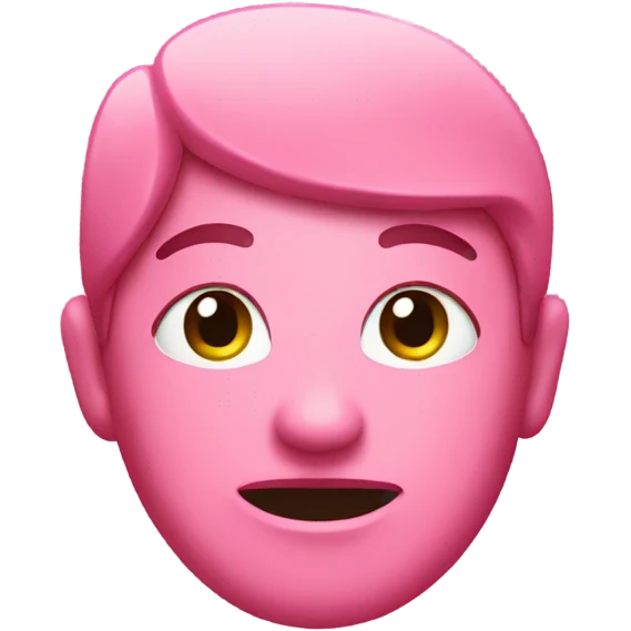T-shirt with pink face emoji