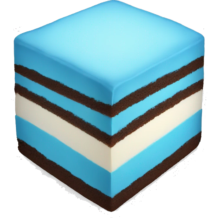 blue cake emoji
