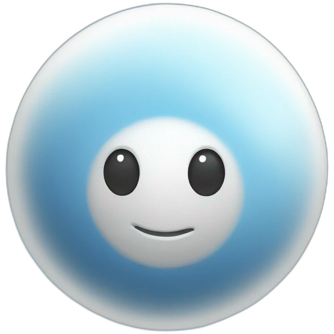 energy-ball-white-blue-halo emoji