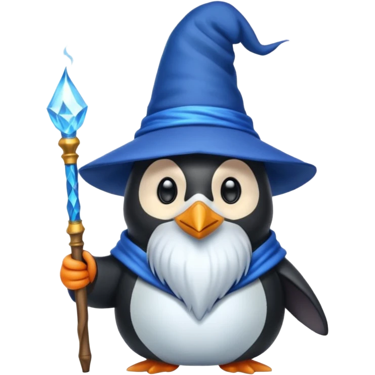 Penguin Wizard emoji
