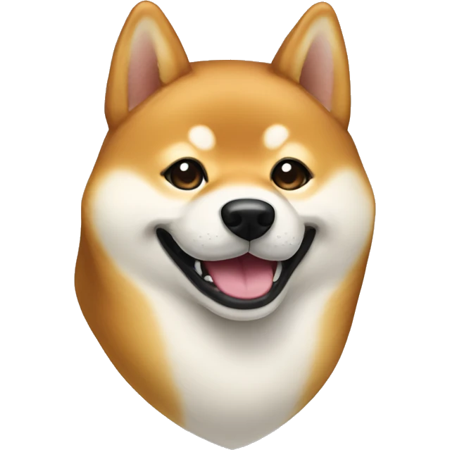 smiling shiba inu head NEIRO emoji