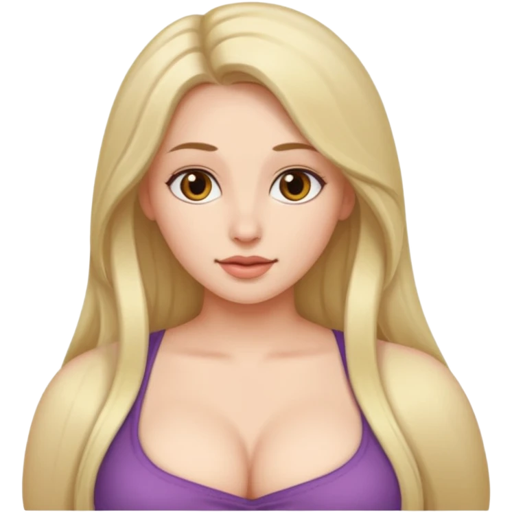 Девушка с большой голой грудью emoji