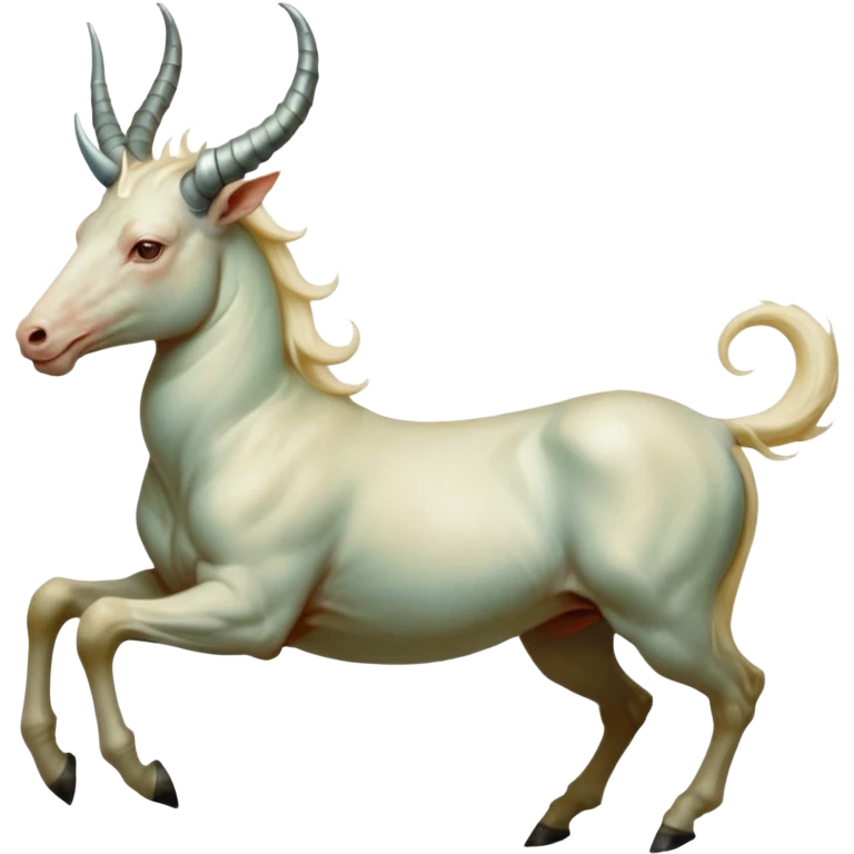 aesthetic brilliant divine lighting, oil paint  -  hieronymus bosch phantasmagoric mutated beautiful ethereal body of evil centaur emoji