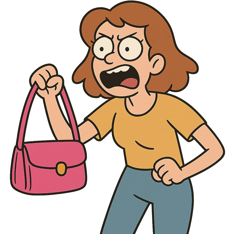pink purse emoji