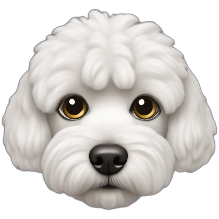 black bichon havanais emoji