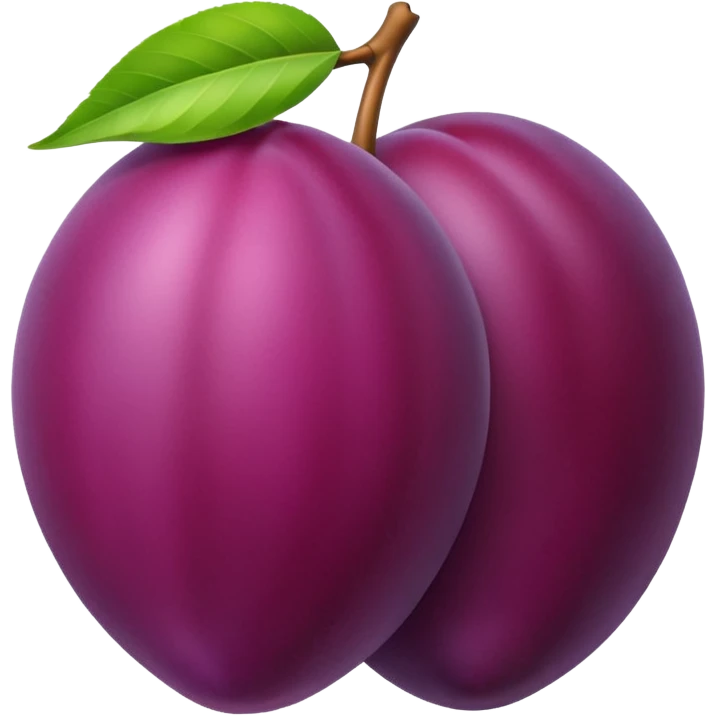 Plum emoji