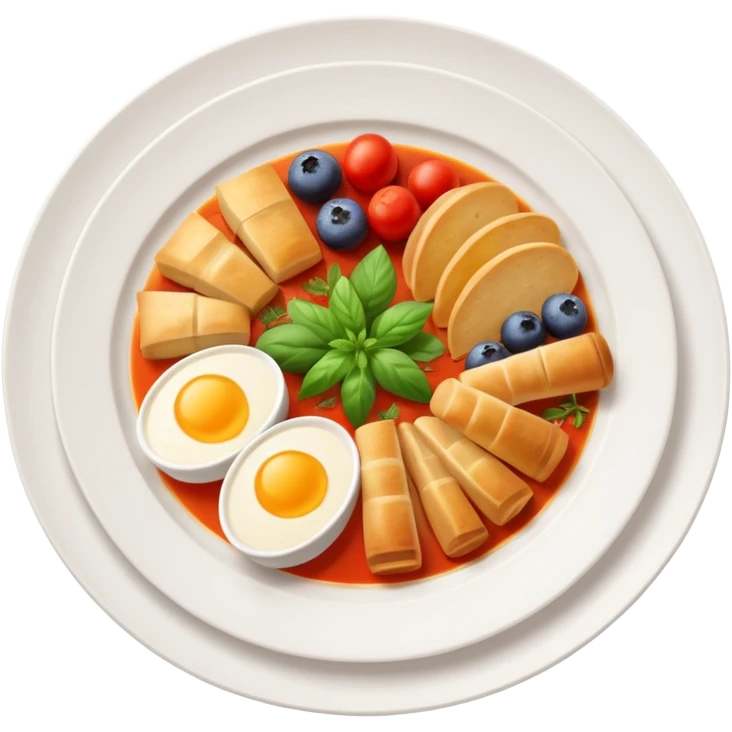 french dishes emoji
