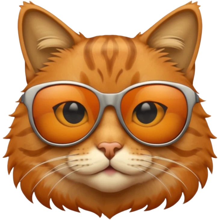 Cat wearing sunglasses emoji