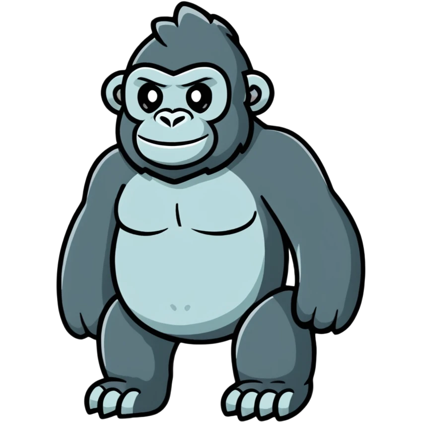 gorilla emoji