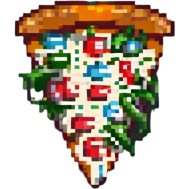 pixel art pizza slice emoji