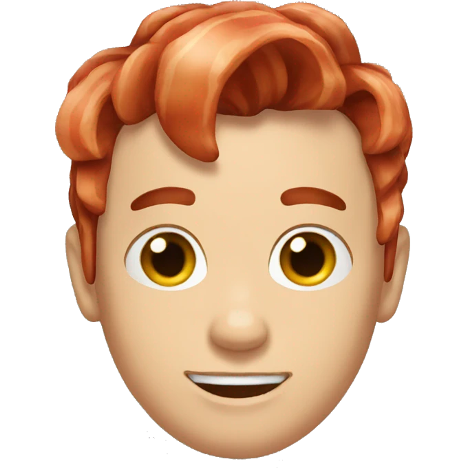a bacon hair emoji