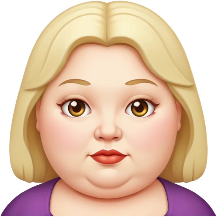 Fat woman emoji