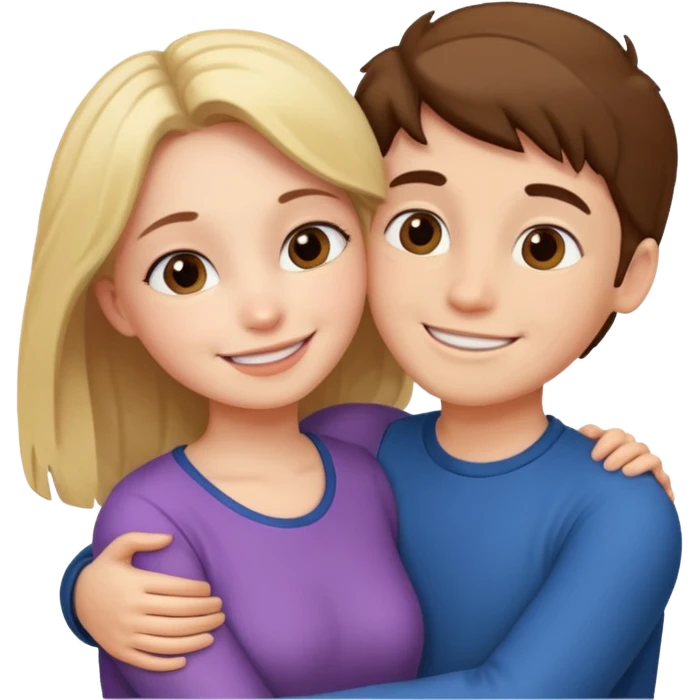 Hottie girl boy romance emoji