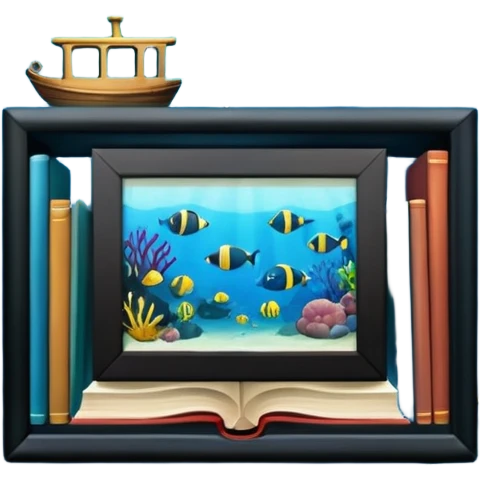 underwater library emoji