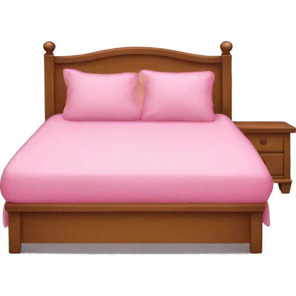 pink bed emoji