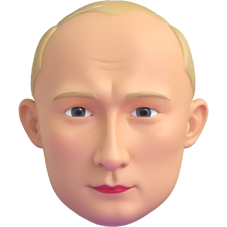 Vladimir Putin face emoji