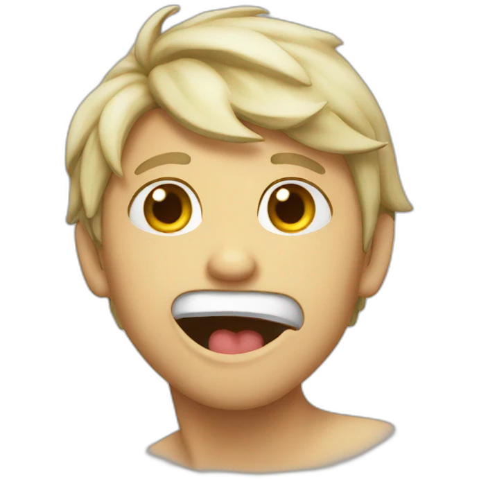 Mewing emoji