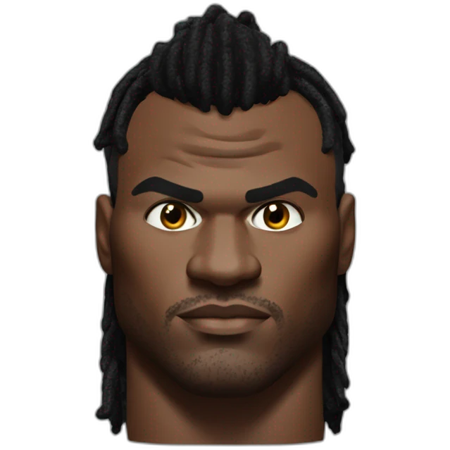 Francis Ngannou qui fait caca emoji