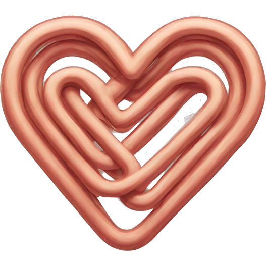 paper clip heart emoji