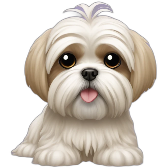 Maltese Shih Tzu Sand emoji