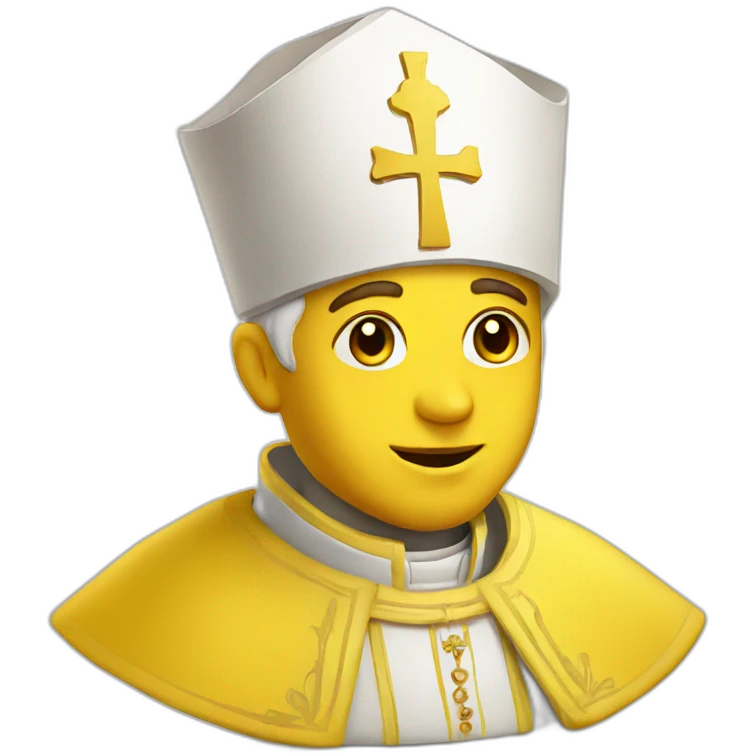 yellow pope emoji