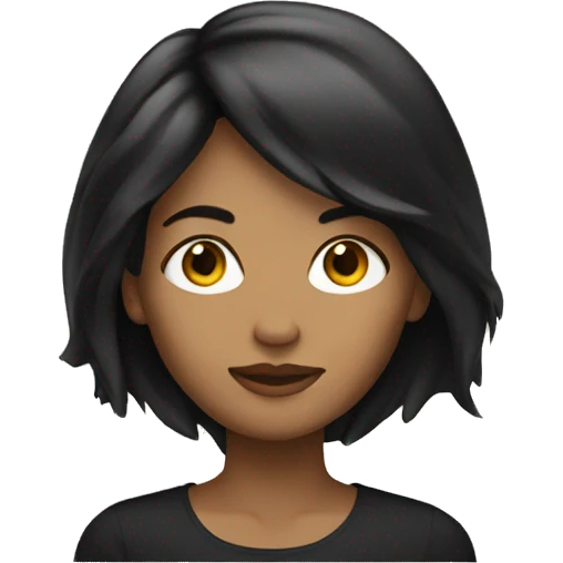women with half blonde half black hair  emoji