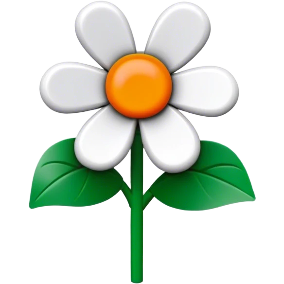 Lego flower emoji