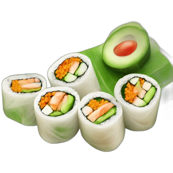 summer rolls emoji