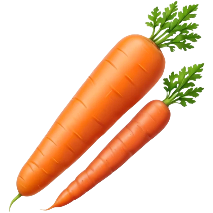 carrot orange vienna sausages emoji
