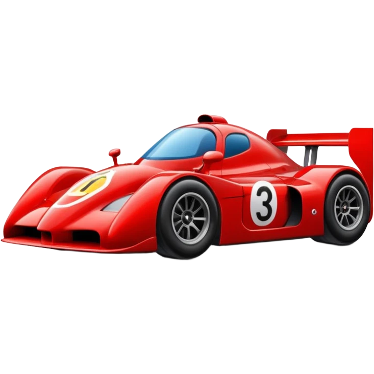 Race car emoji