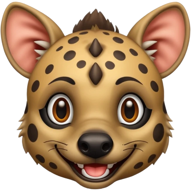 hyena cartoon  like ths emoji emoji