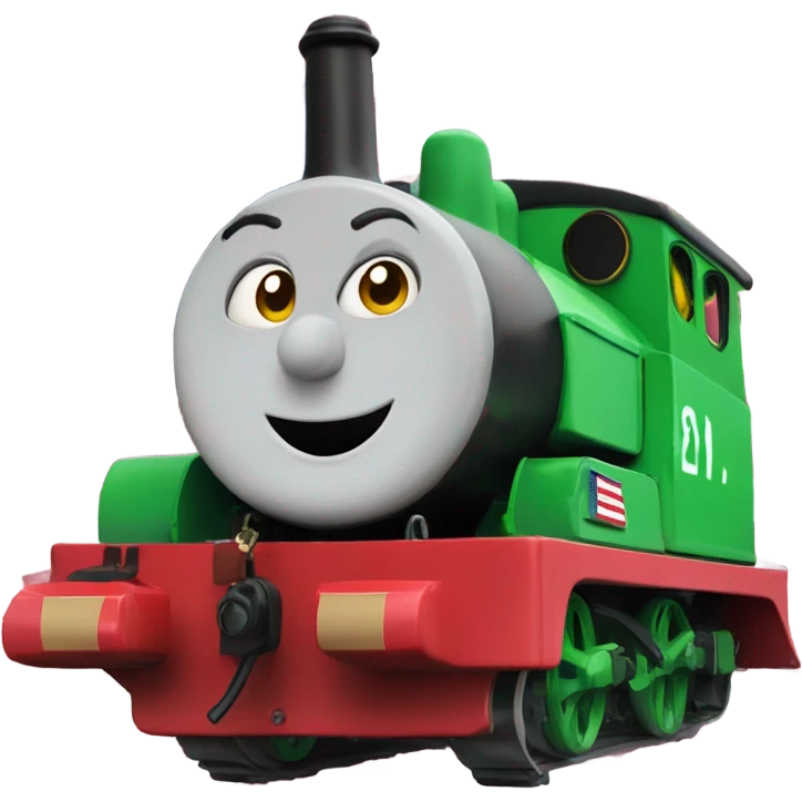 tomas the tank engine us flag emoji