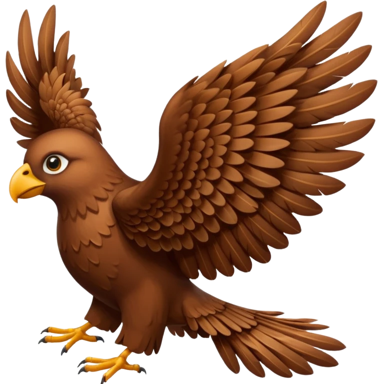 Brown wings only  emoji