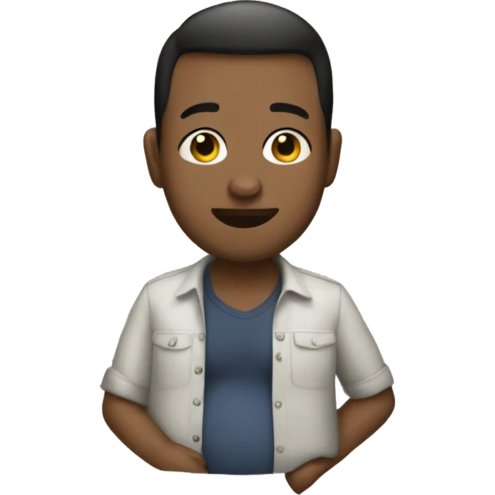 Guy pregnant gay emoji