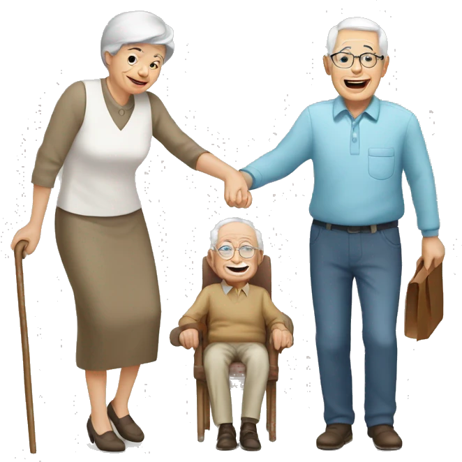 helping the elderly emoji