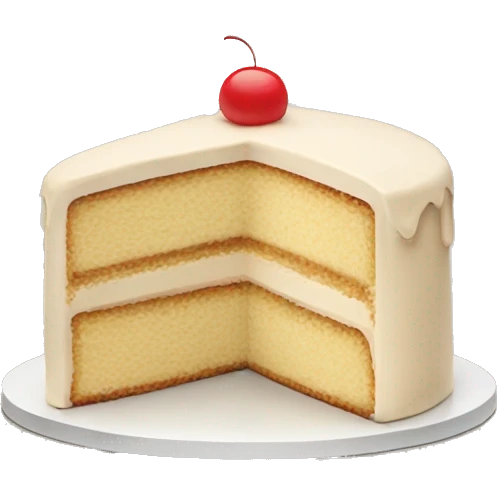 beige cake emoji