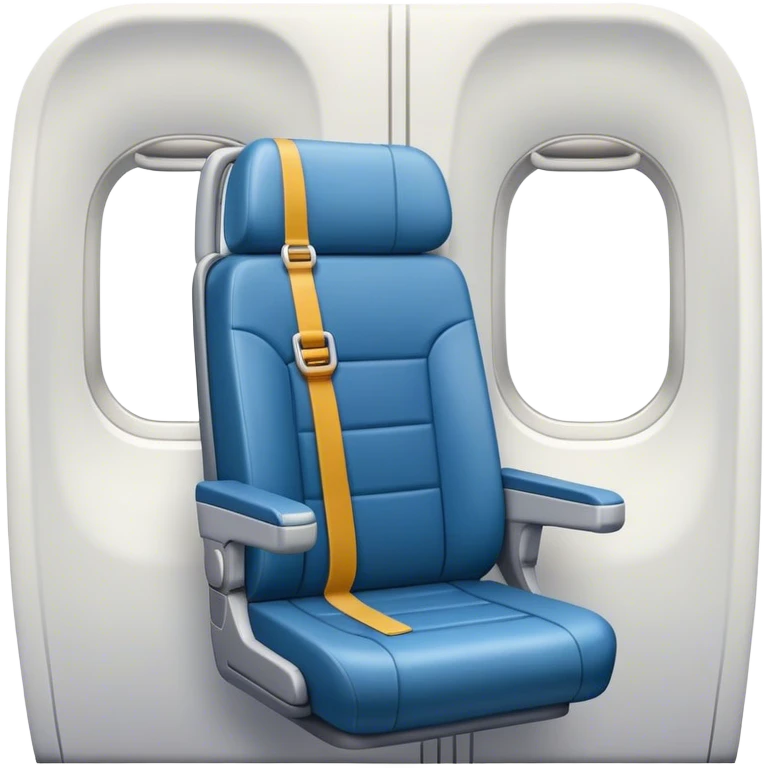 plane seat seatbelt emoji