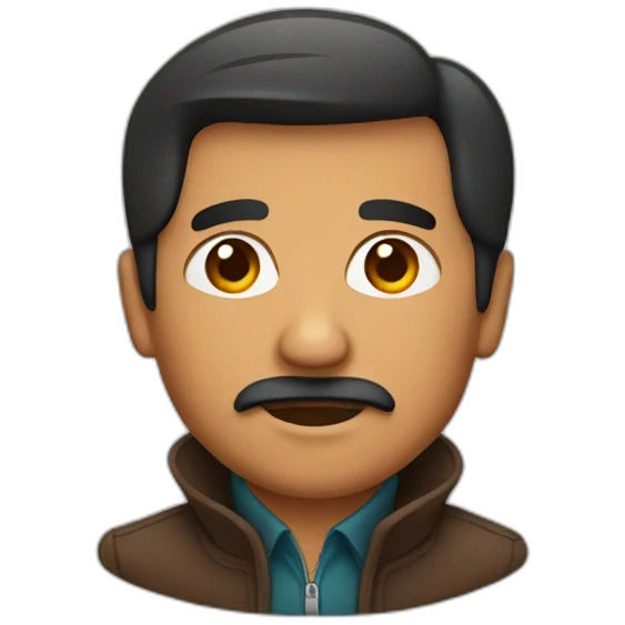 Mexican man on groundhog emoji