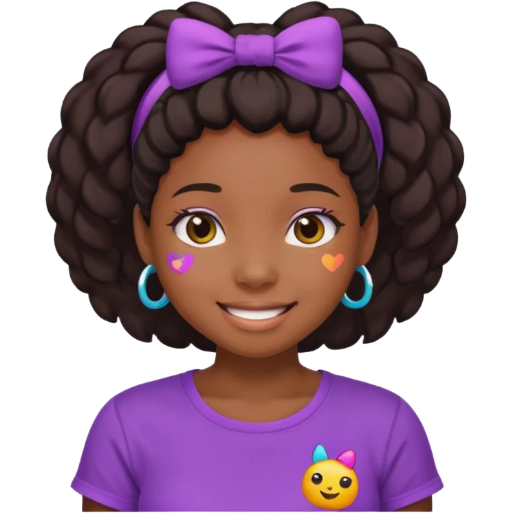 TWITCH EMOTES KAWAII BLACK GIRL emoji