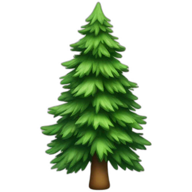 Green fir emoji
