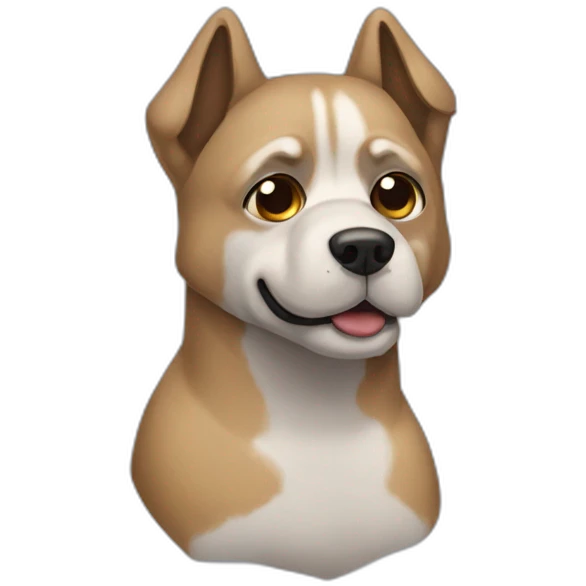 Perro con antifaz emoji
