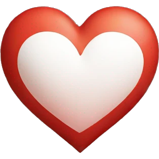 Kissing emoji with a white heart emoji