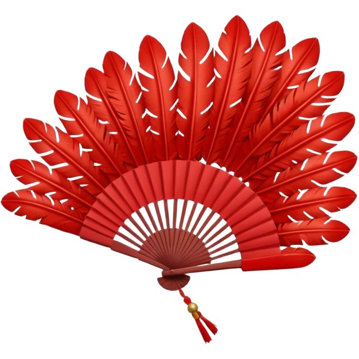 a-dovetail-consisting-of-red-feathers-that-spread-out-in-a-fan-shape.-without-the-dove. emoji